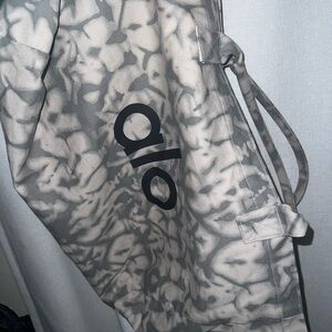 ALO Yoga Marble Gray Hoodie